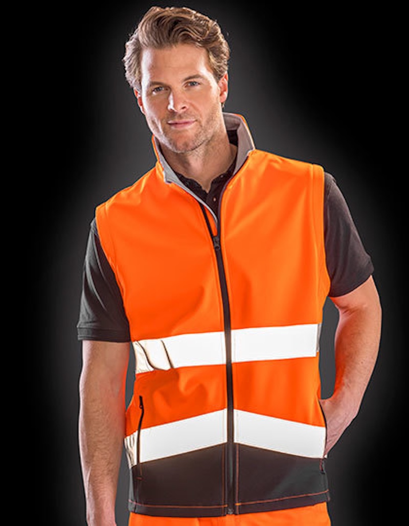 Printable Safety Softshell Gilet SafeGuard RT451