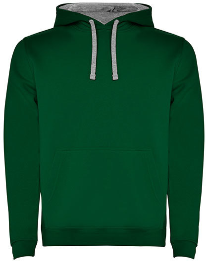 bottle green / heather grey