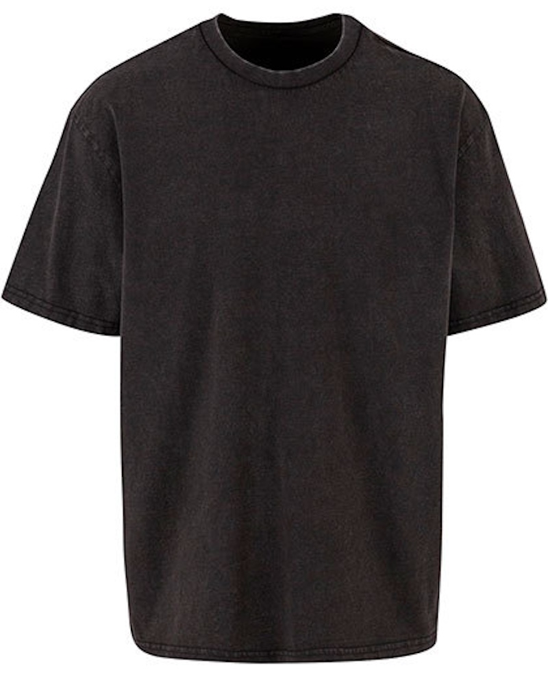 Vintage Heavy Loose Tee Stonewash Build Your Brand BY307