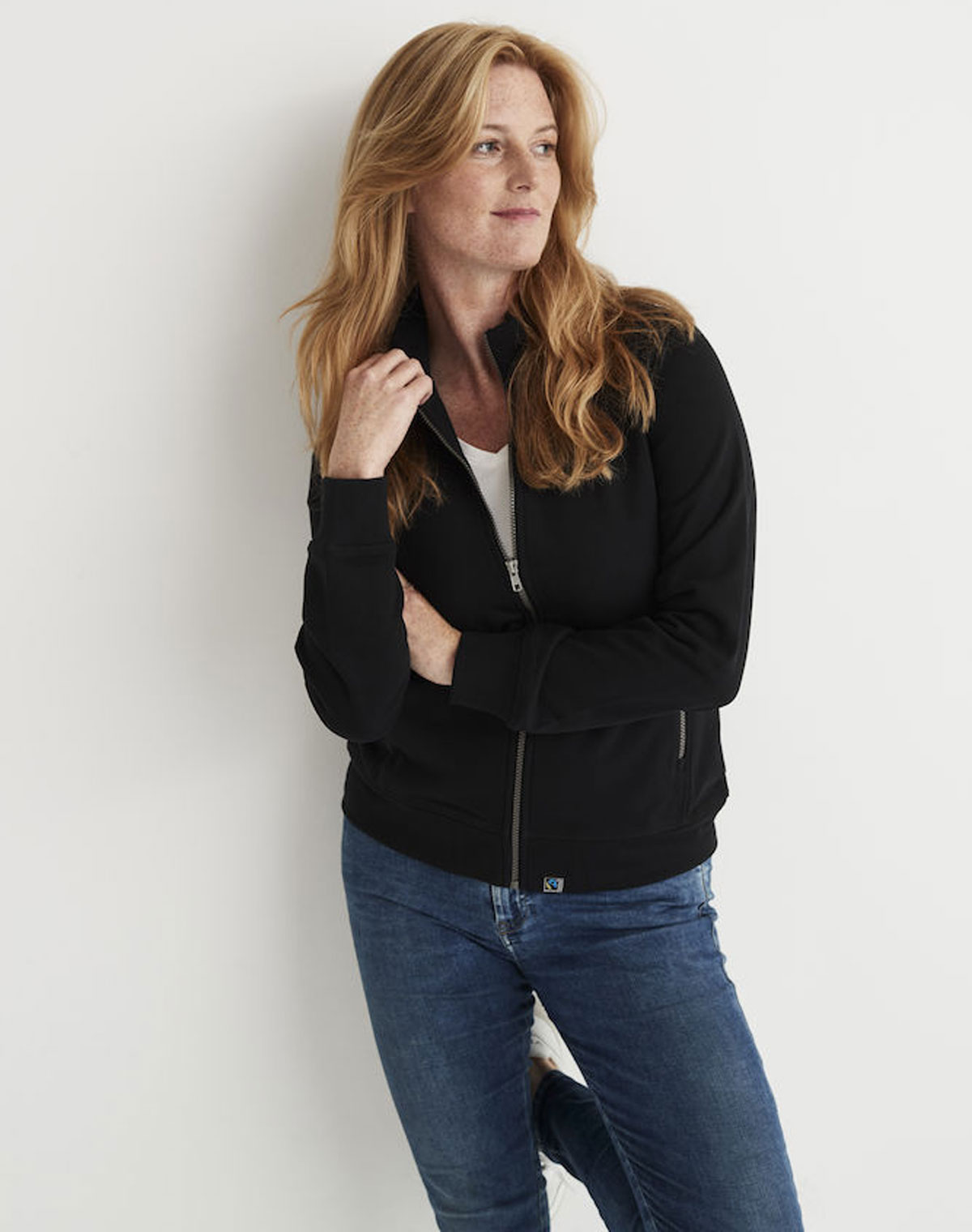 French Terry FZ Collar Lady Cottover 141511