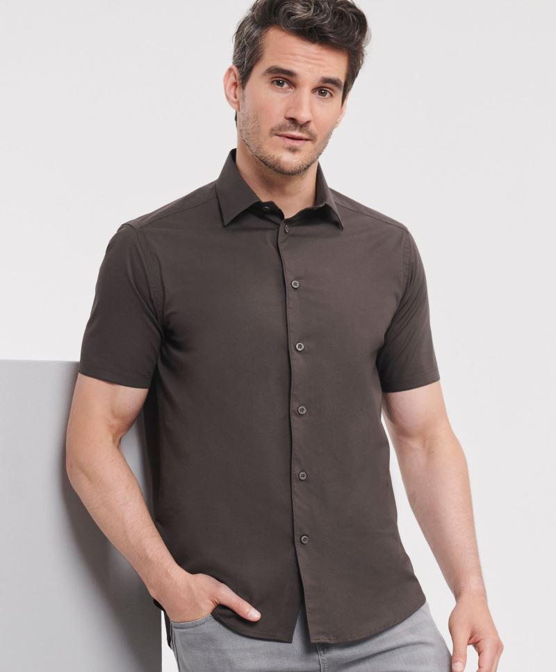 Russell 947M Stretch Hemd kurzarm figurbetont
