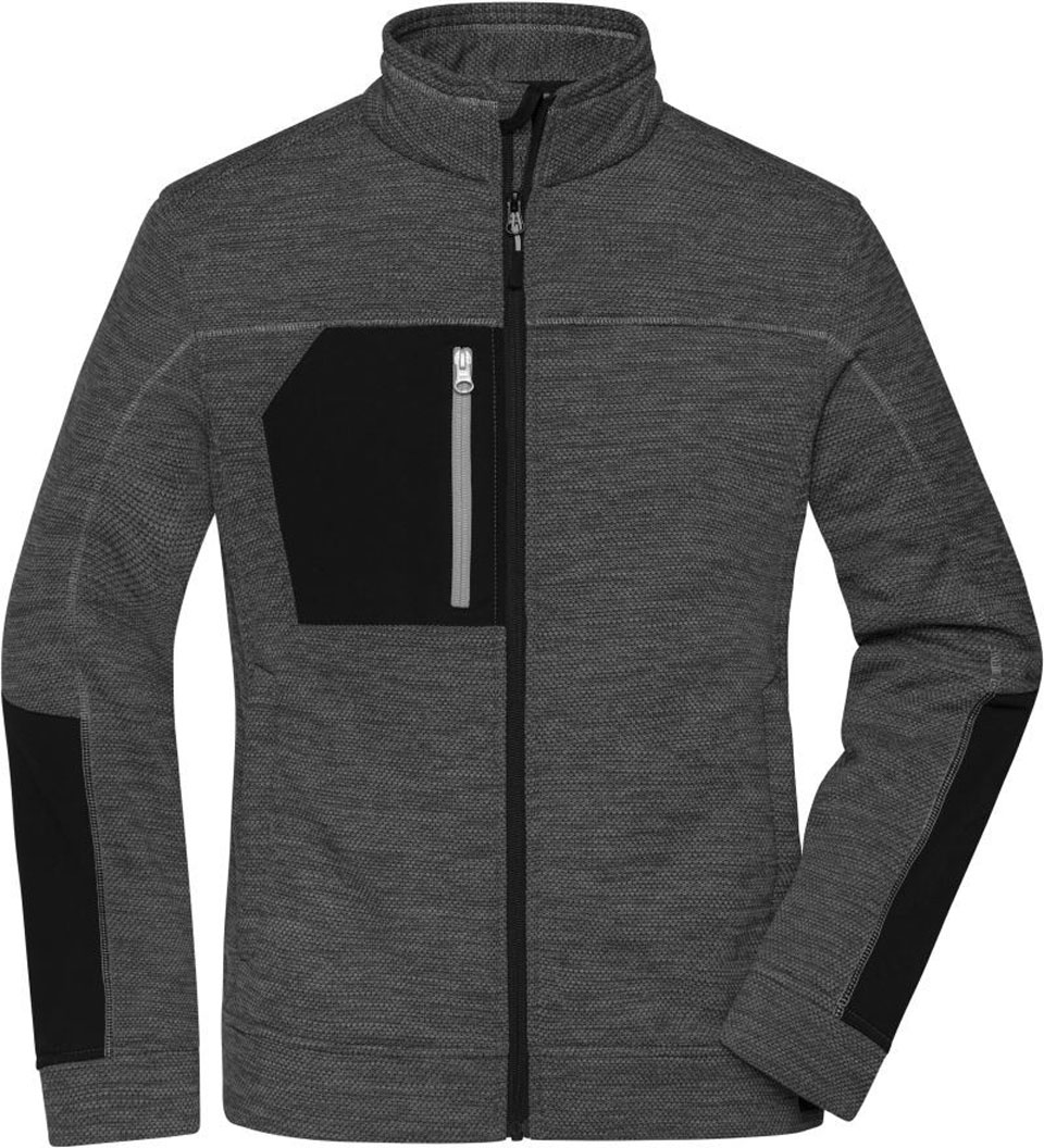 black melange/ black/ silver