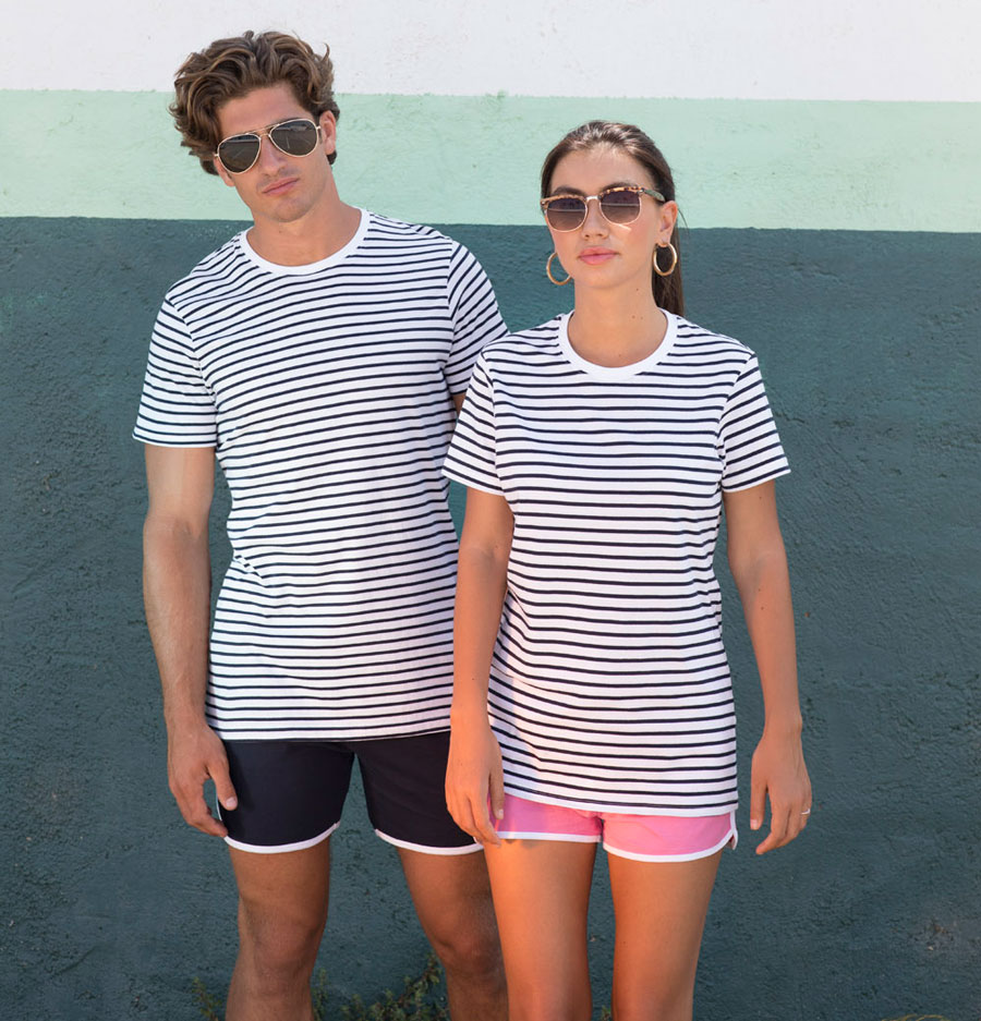 Unisex Striped T Skinnifit SF202