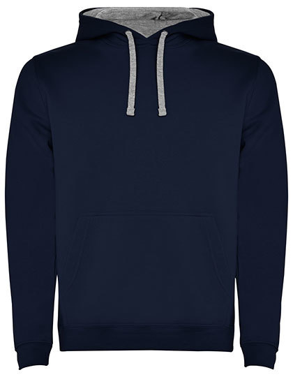 navy blue / heather grey