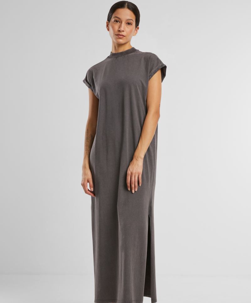 Langes Kleid Stonewash Build Your Brand BY303