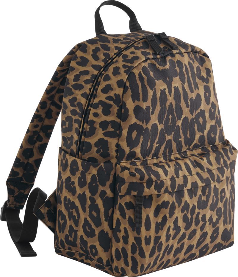 Leopard Print Mini Backpack BagBase BG195S