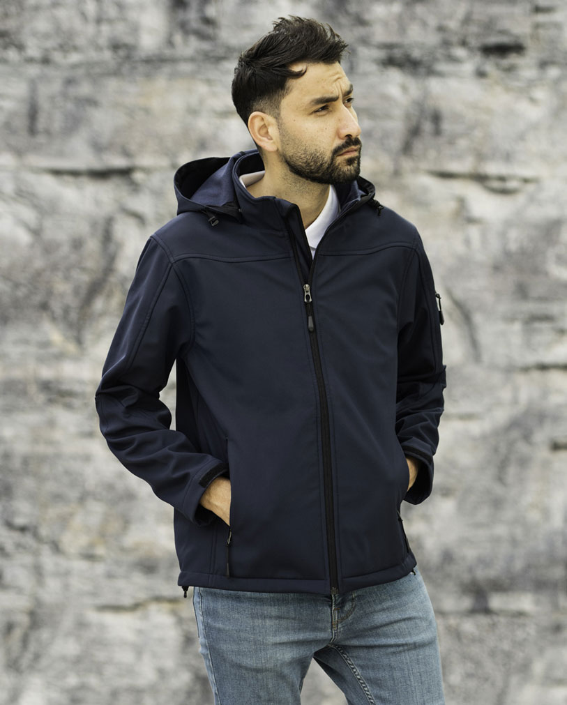Men´s Hooded Soft-Shell Jacket HRM 1101