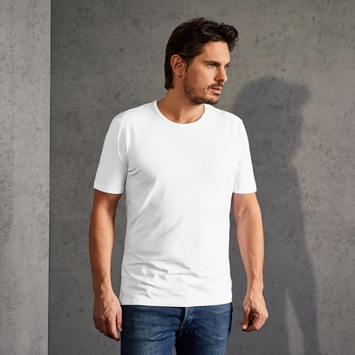 Slim Fit-T white