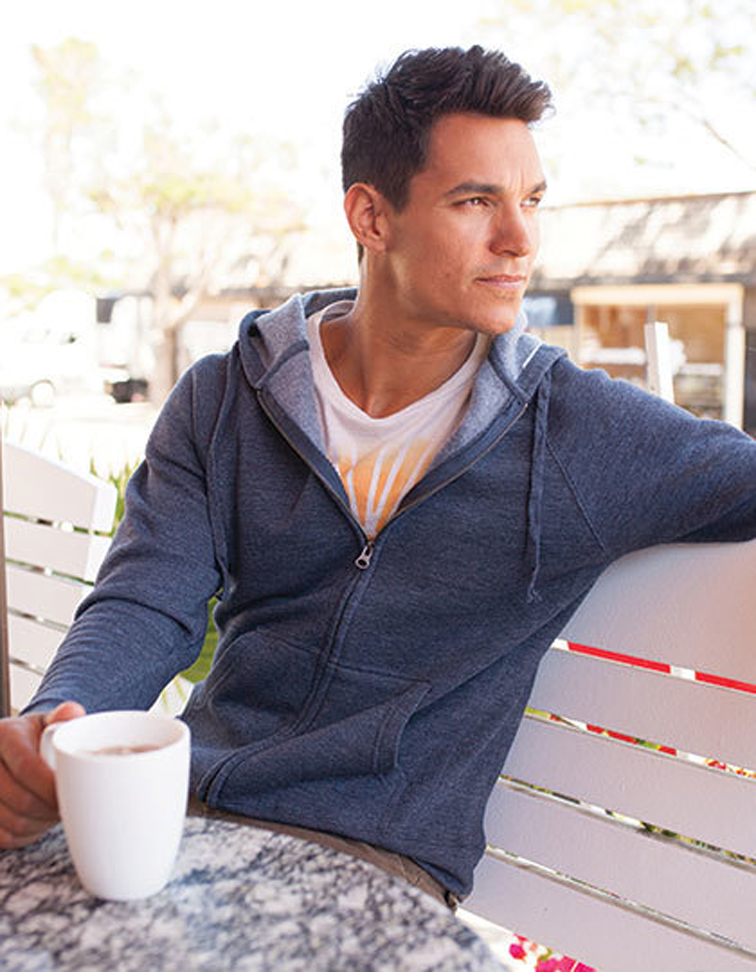 Unisex Midweight Special Blend Raglan Zip Hood Independent NP355