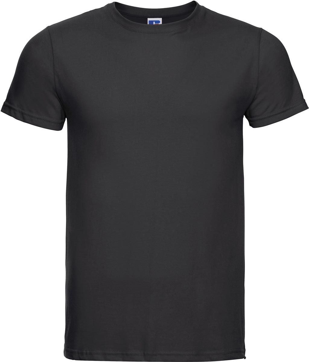 Herren Slim T-Shirt Russell 155M black S