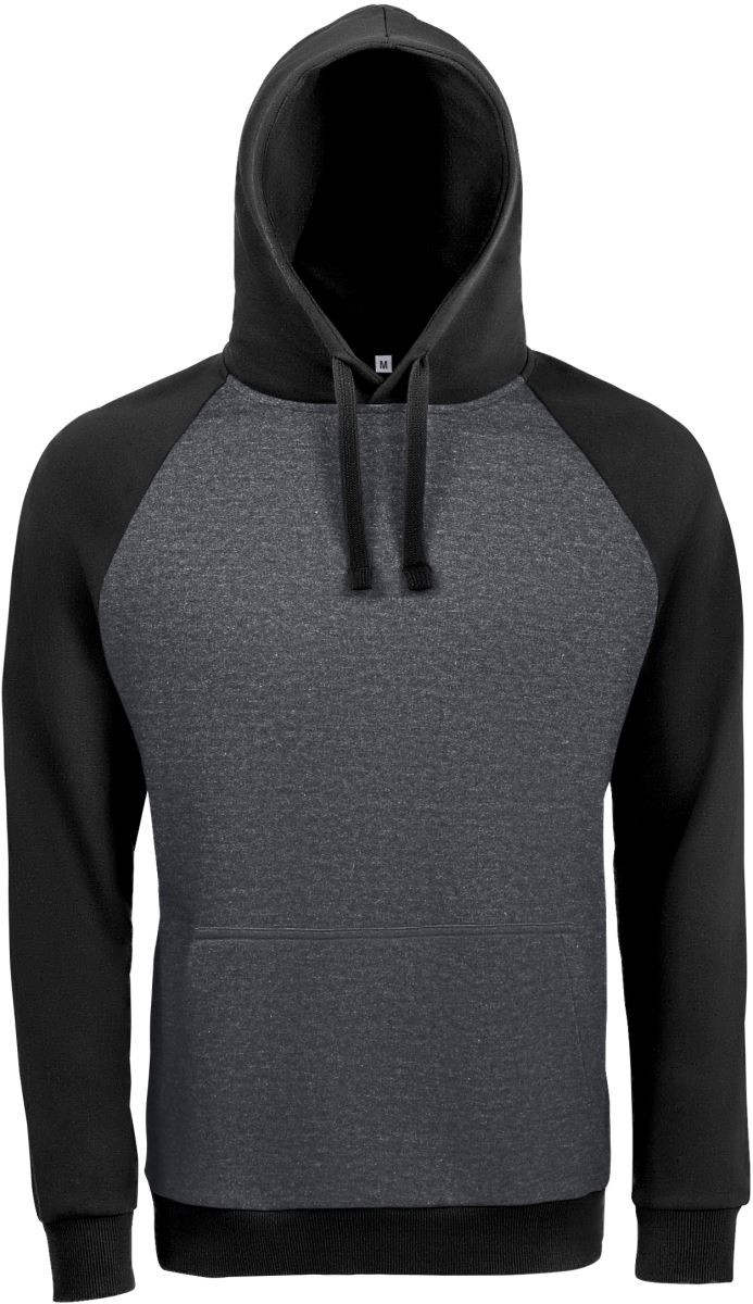 charcoal melange/ black