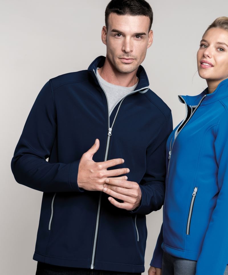 2-Lagen Herren Softshell Jacke Kariban K424