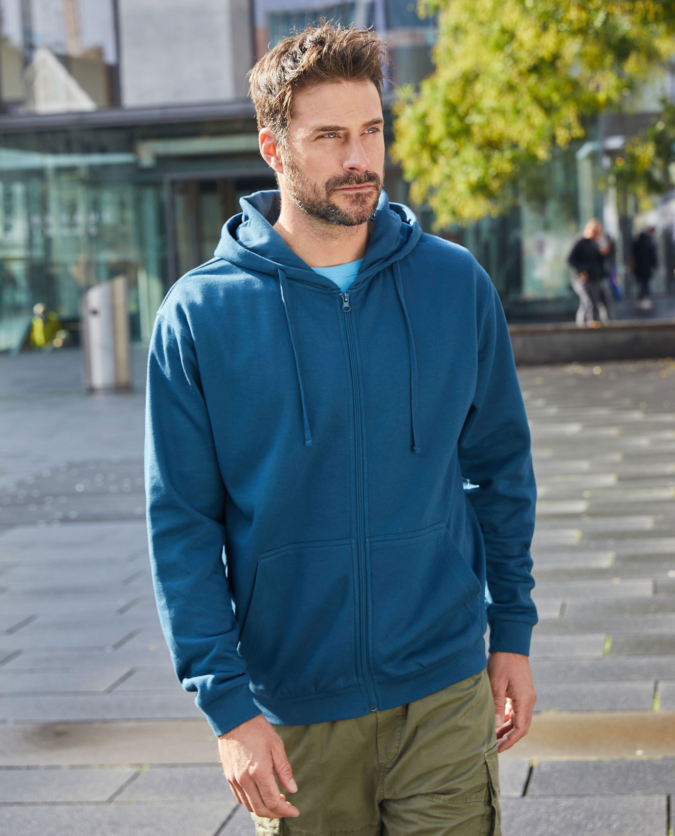 Promo Zip Hoody Men James&Nicholson JN756