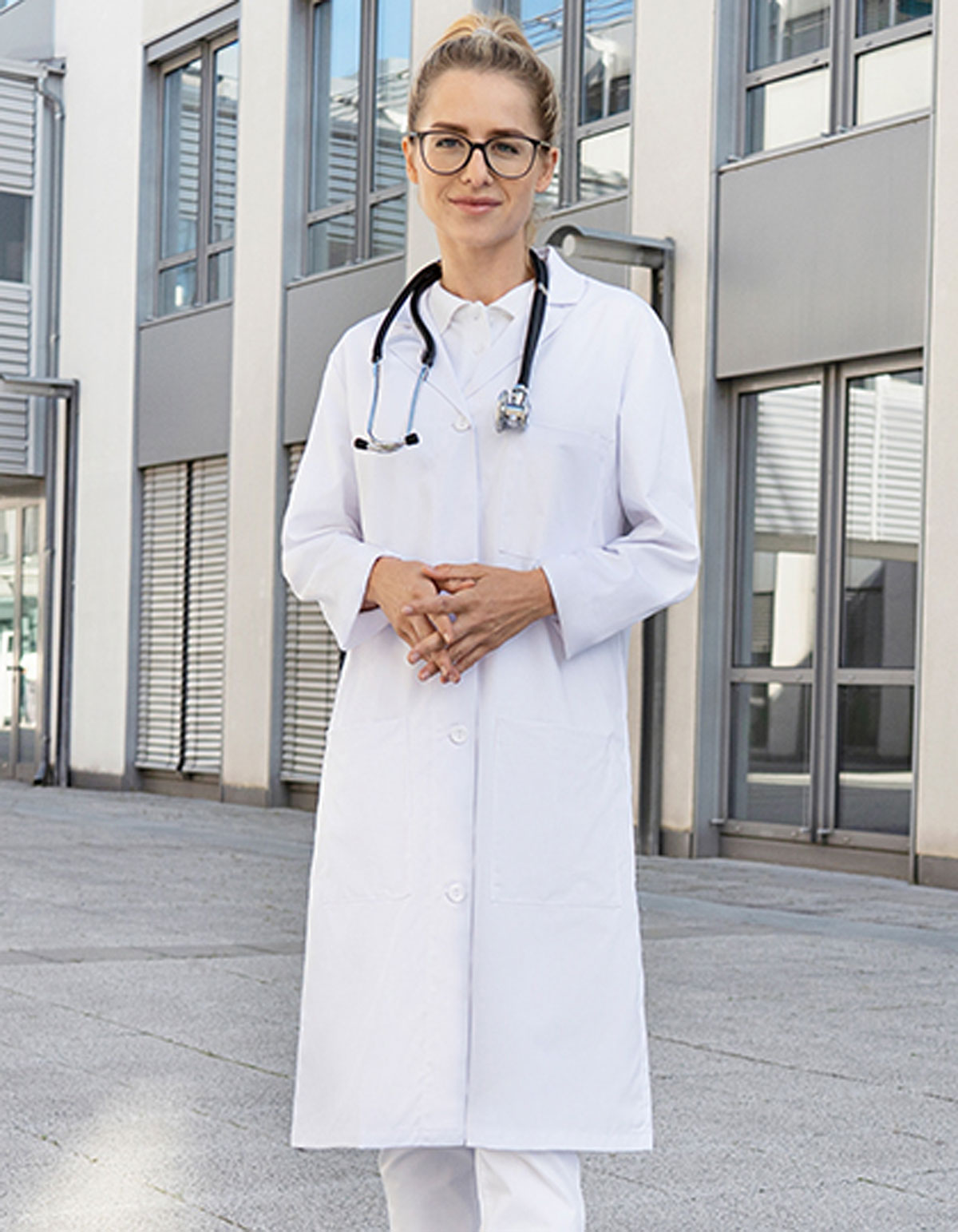 Ärzte Damenmantel Basic KY016
