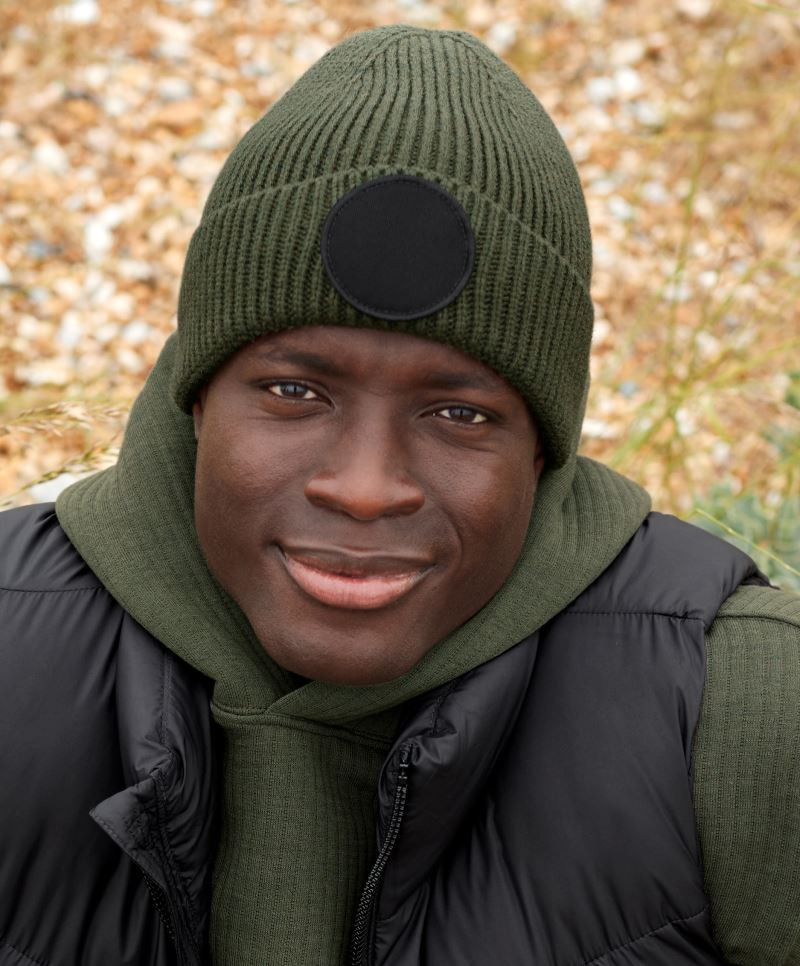 Circular Patch Beanie Beechfield B332R