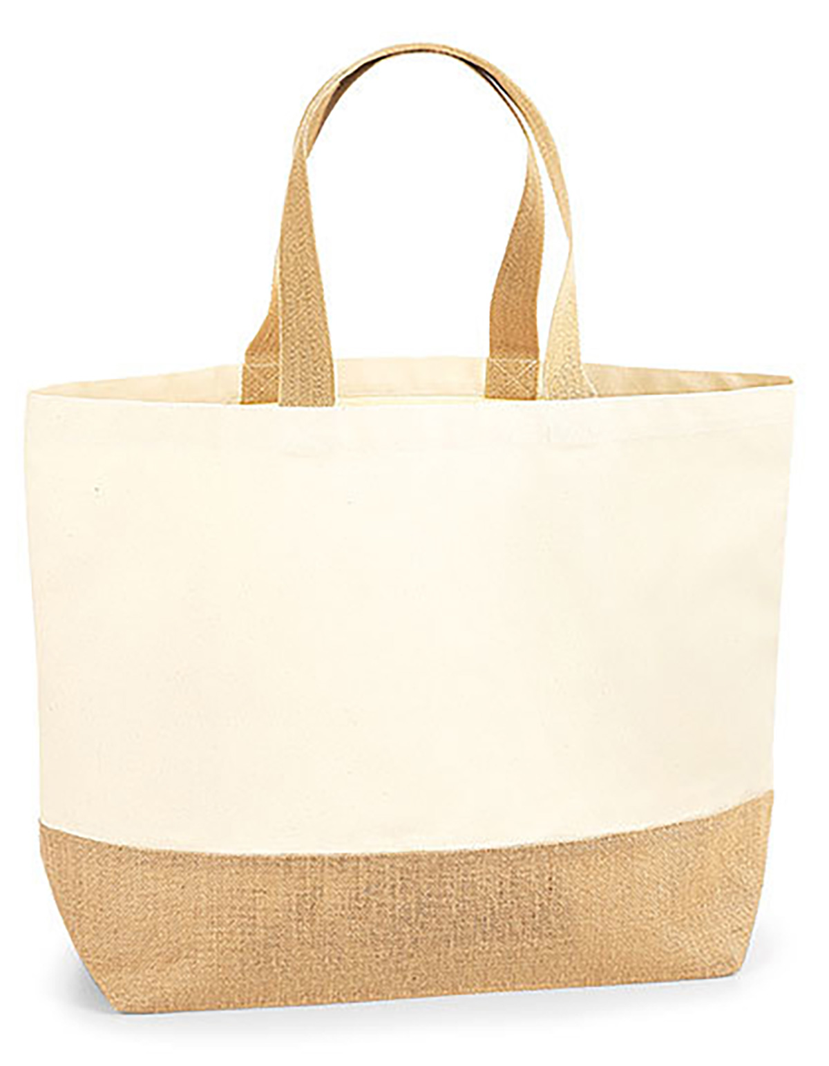 Jute Base Canvas Bag XL W452 / 38 x 44 x 18 cm