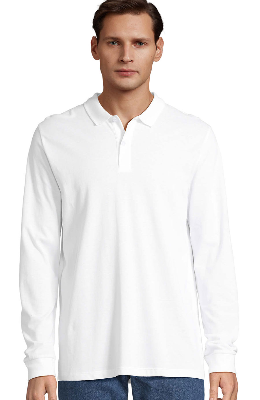 Unisex Long Sleeve Polo Shirt Planet Sol's 4241