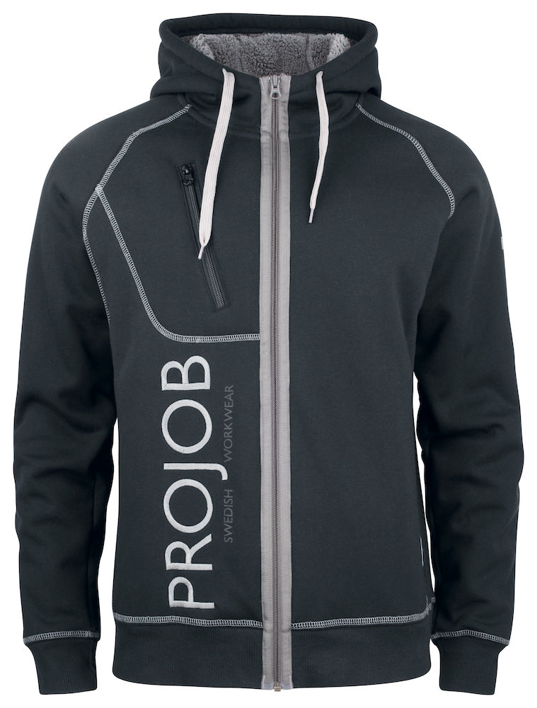 ProJob 2131 Dickere Kapuzensweatjacke mit Logo
