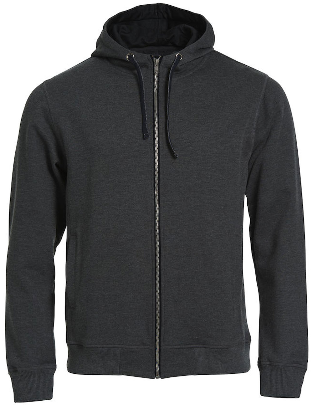 Clique Classic Hoody Full Zip 021044 / 955 anthrazit meliert