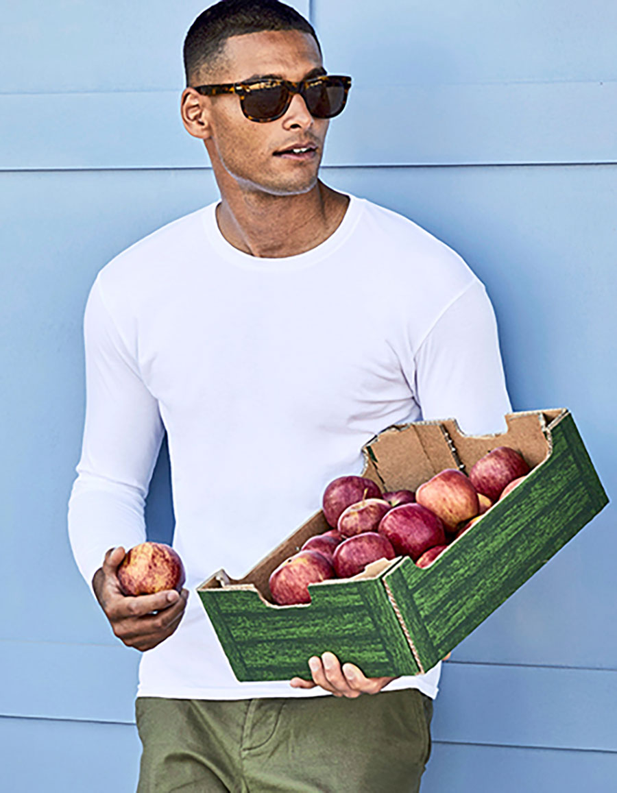 Iconic 150 Long Sleeve T Fruit of the Loom 1446