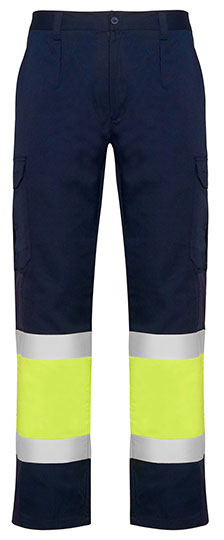 navy/ fluor yellow
