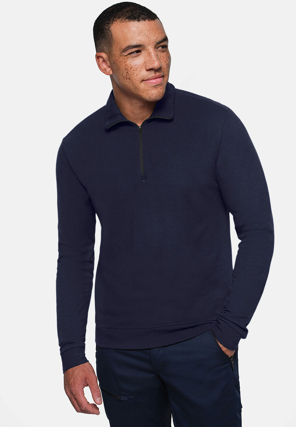 HAKRO Zip-Longsleeve Piqué MIKRALINAR® ECO 535