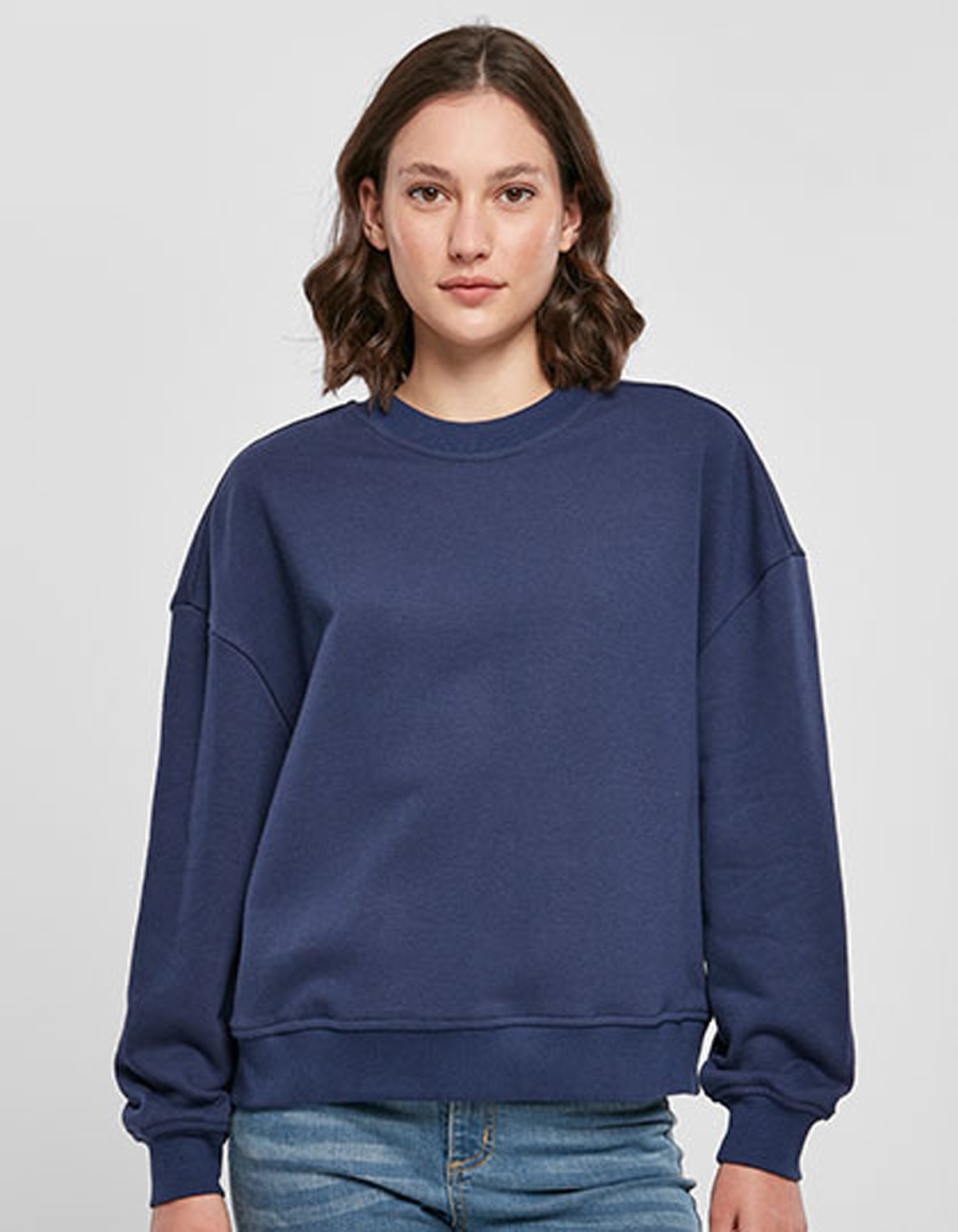 Ladies Oversized Crewneck Sweatshirt BY212